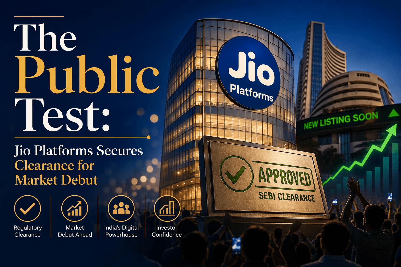 The Public Test: Jio Platforms Secures Clearance for Market Debut